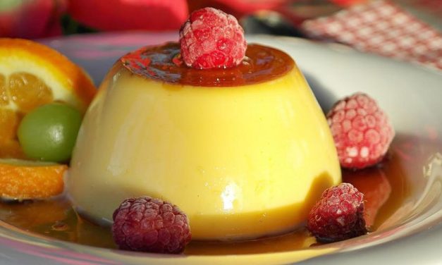 Makanan Lembut Penutup Pudding Sebagai Akhir Makanan