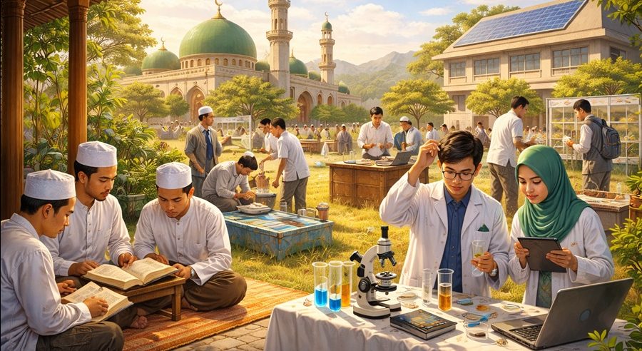 Tempat Belajar Agama Islam Salah Satunya Pesantren