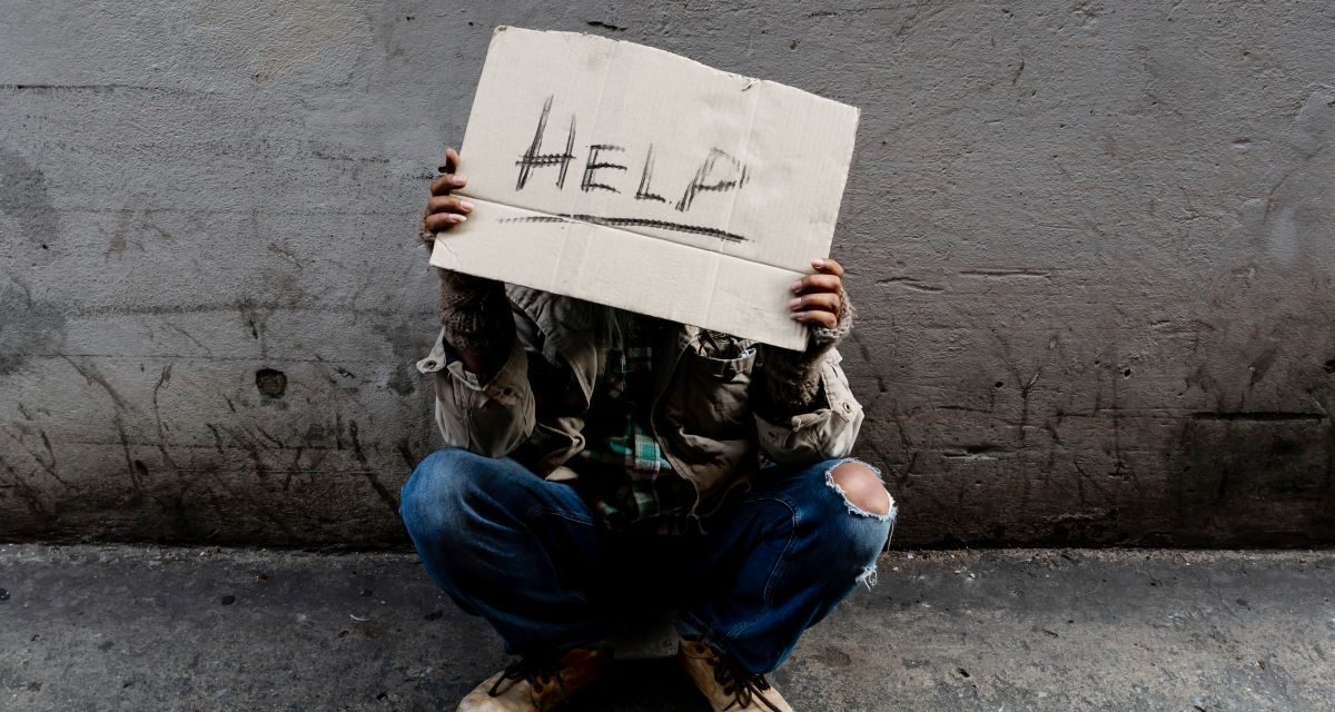 Kondisi Seorang Homeless Yang Tidak Memiliki Rumah