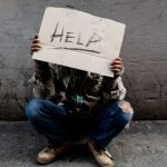Kondisi Seorang Homeless Yang Tidak Memiliki Rumah