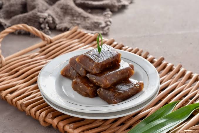 Kuliner Indonesia Dodol Dengan Tekstur Lengket