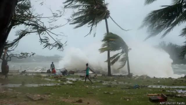 Suatu Kejadian Fenomena Alam Saat Badai