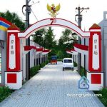 Sebuah Bangunan Gapura Sebagai Pintu Masuk